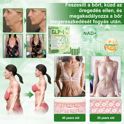 𝖡𝗎𝗂𝗅𝖽𝐿𝑒𝑎𝑓® GLP-1 8 az 1-ben Fit & Vital Szájon át szedhető oldat – Napi egyszer, 7 nap alatt látható változás / Elhízás, szív- és érrendszeri egészség, cukorbetegség, alvási apnoe, bélrendszer egészsége, ízületi problémák és még sok más esetén.🧪