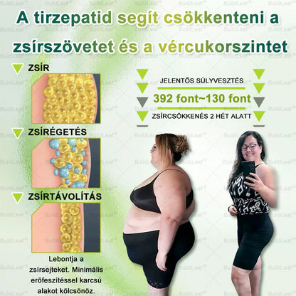 𝖡𝗎𝗂𝗅𝖽𝐿𝑒𝑎𝑓® GLP-1 8 az 1-ben Fit & Vital Szájon át szedhető oldat – Napi egyszer, 7 nap alatt látható változás / Elhízás, szív- és érrendszeri egészség, cukorbetegség, alvási apnoe, bélrendszer egészsége, ízületi problémák és még sok más esetén.🧪